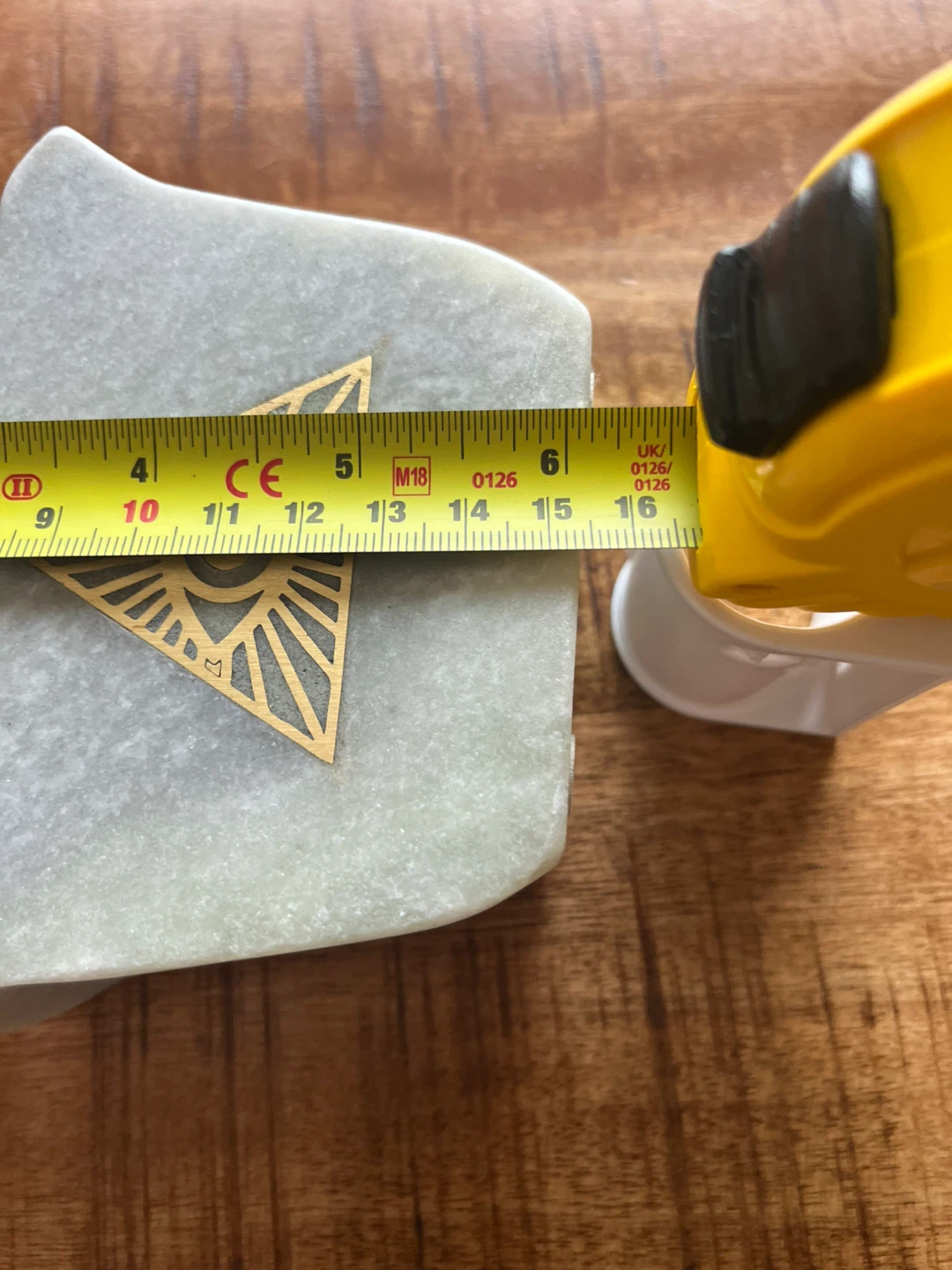 Marble Hamsa Hand with Eye of Providence Decor - photo 5