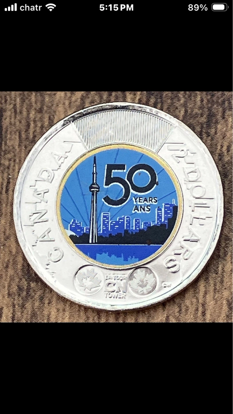 Canada $2 Coin roll 50th Anniversary of the CN Tower - photo 4