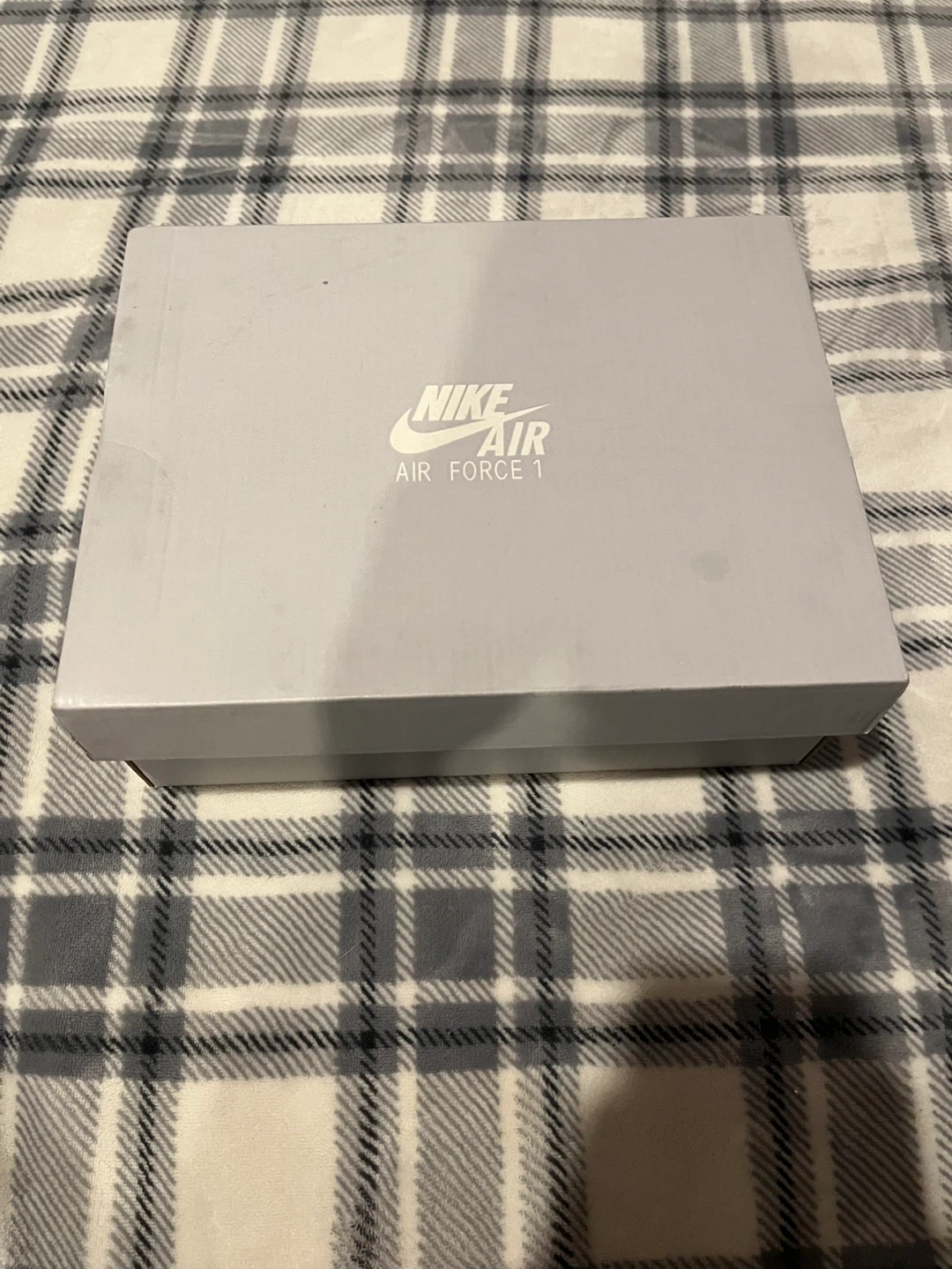 Nike Air Force 1 White/Light Blue Sneakers