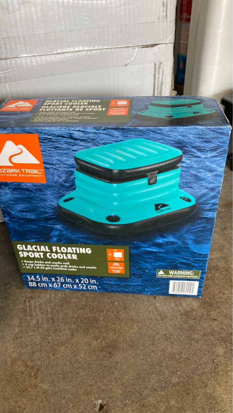 NEW Ozark Trail Glacial Floating Sport Cooler
