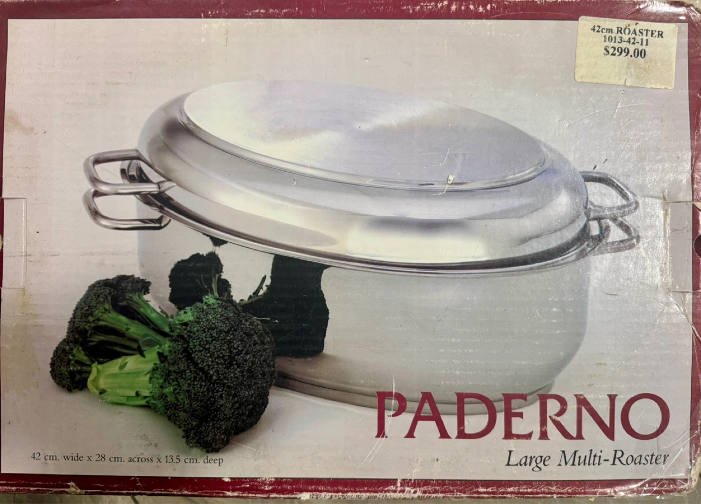 Paderno 42cm Stainless Steel Large Multi-Roaster