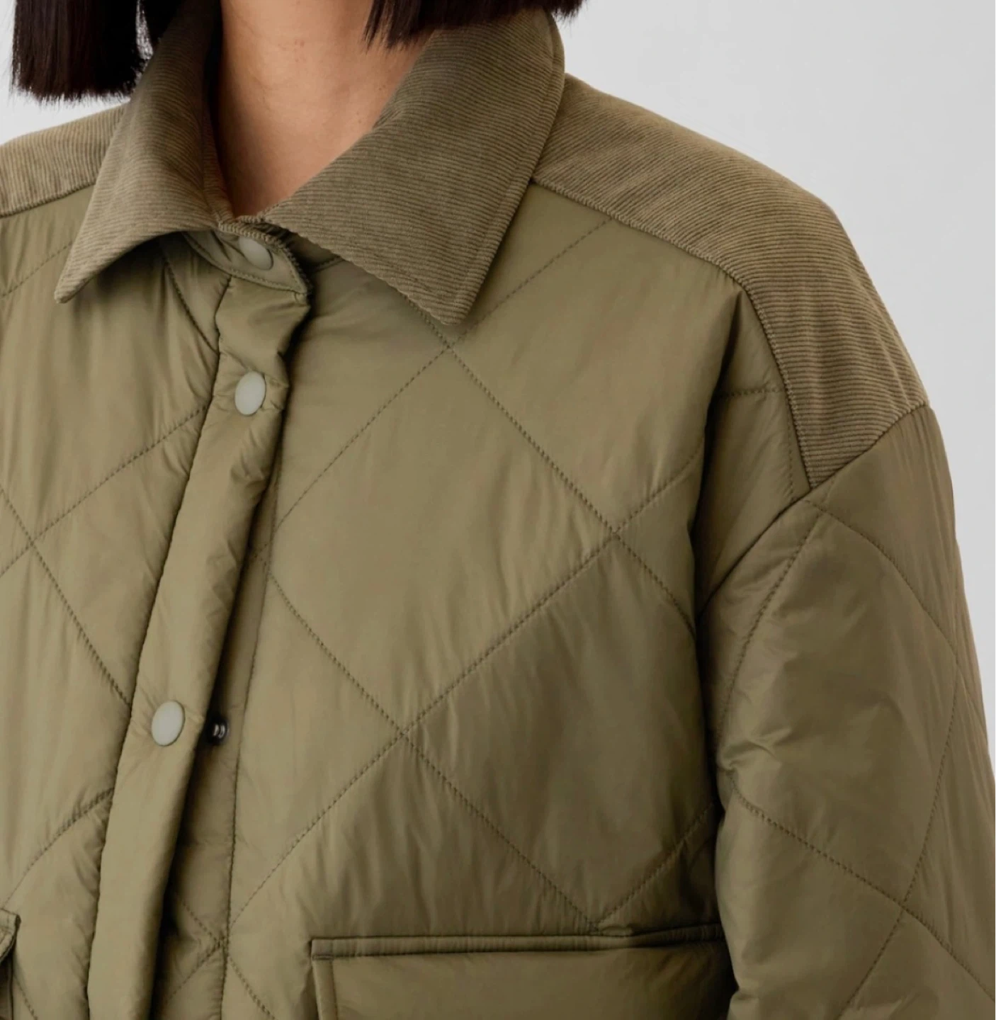 Olive lightweight jacket - photo 4