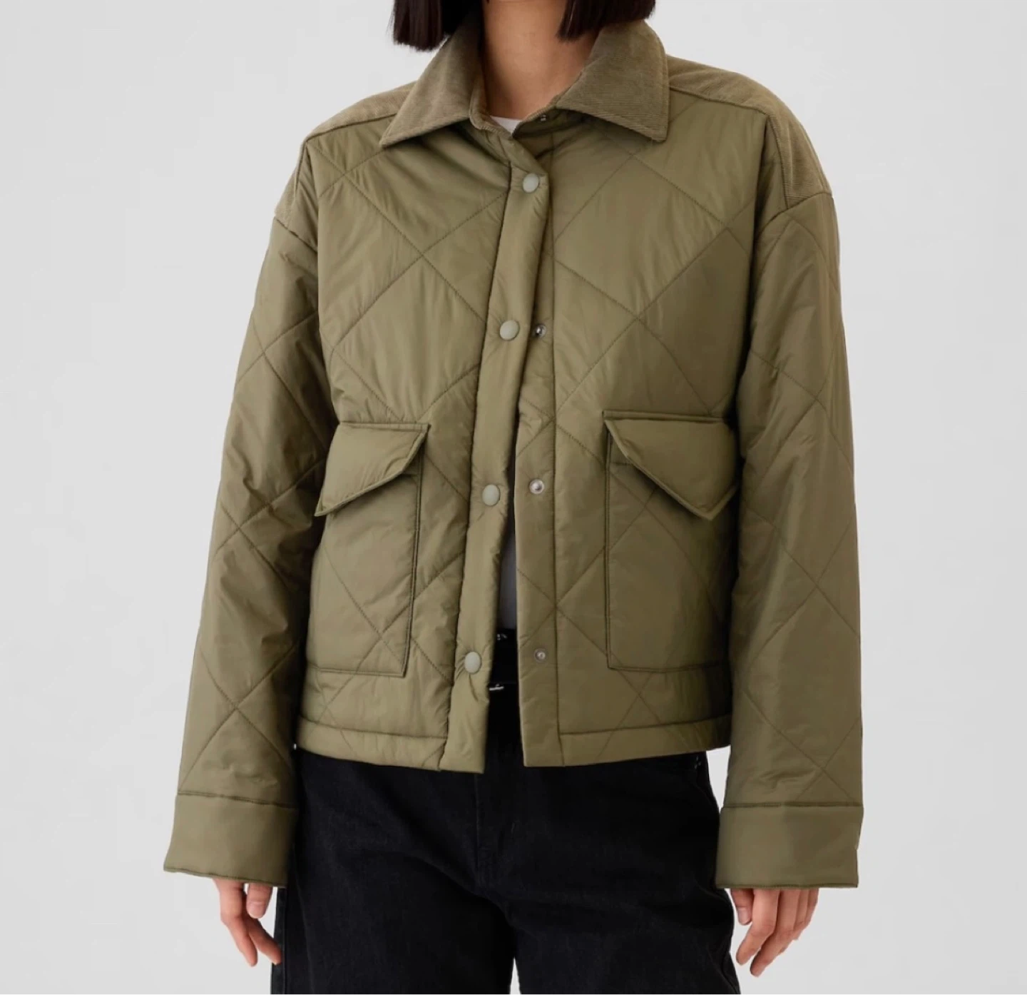 Olive lightweight jacket - photo 2