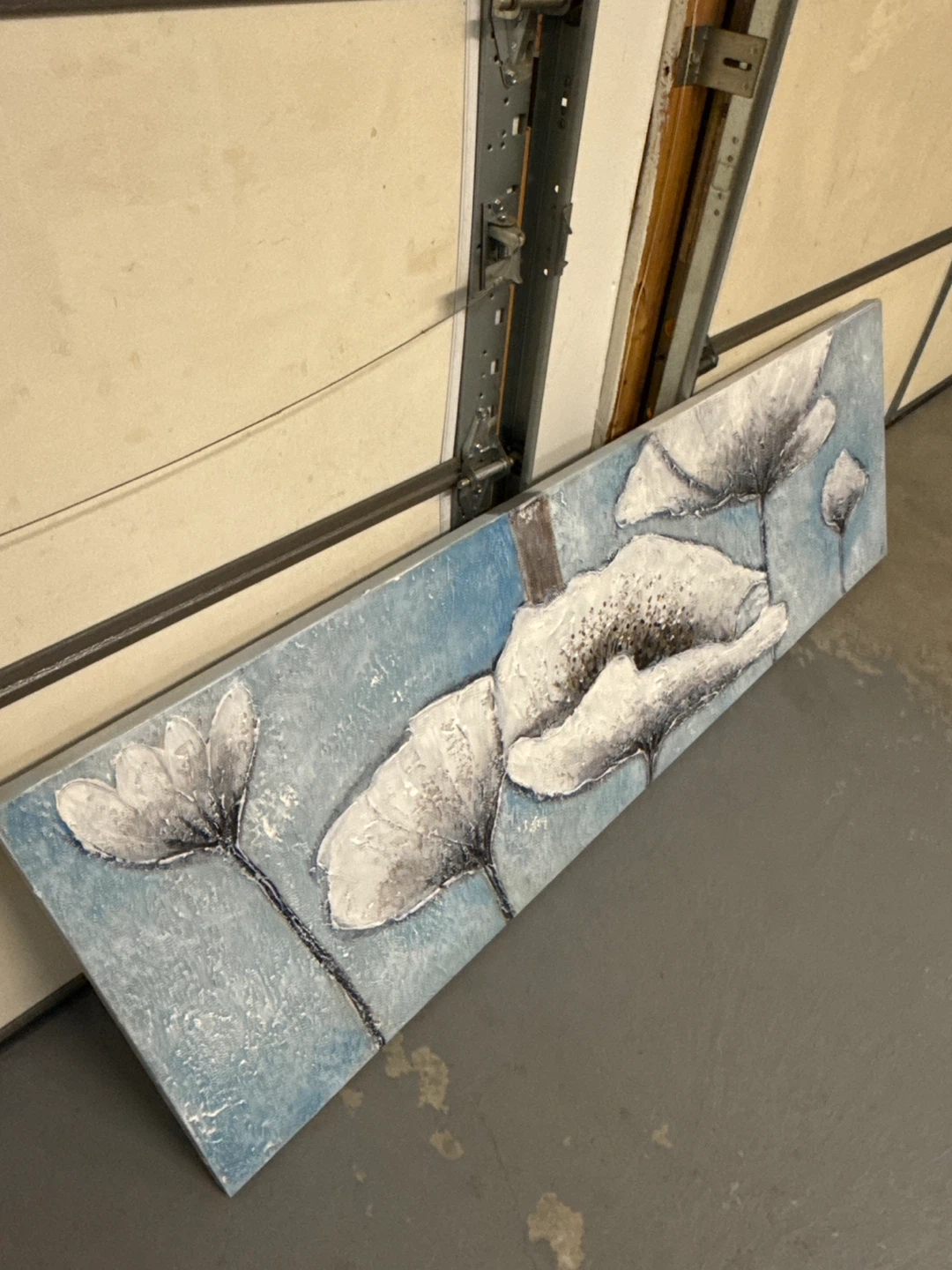 Textured Floral Wall Art 70”W 22”H - photo 2