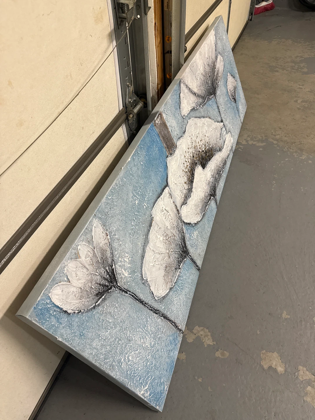Textured Floral Wall Art 70”W 22”H - photo 3