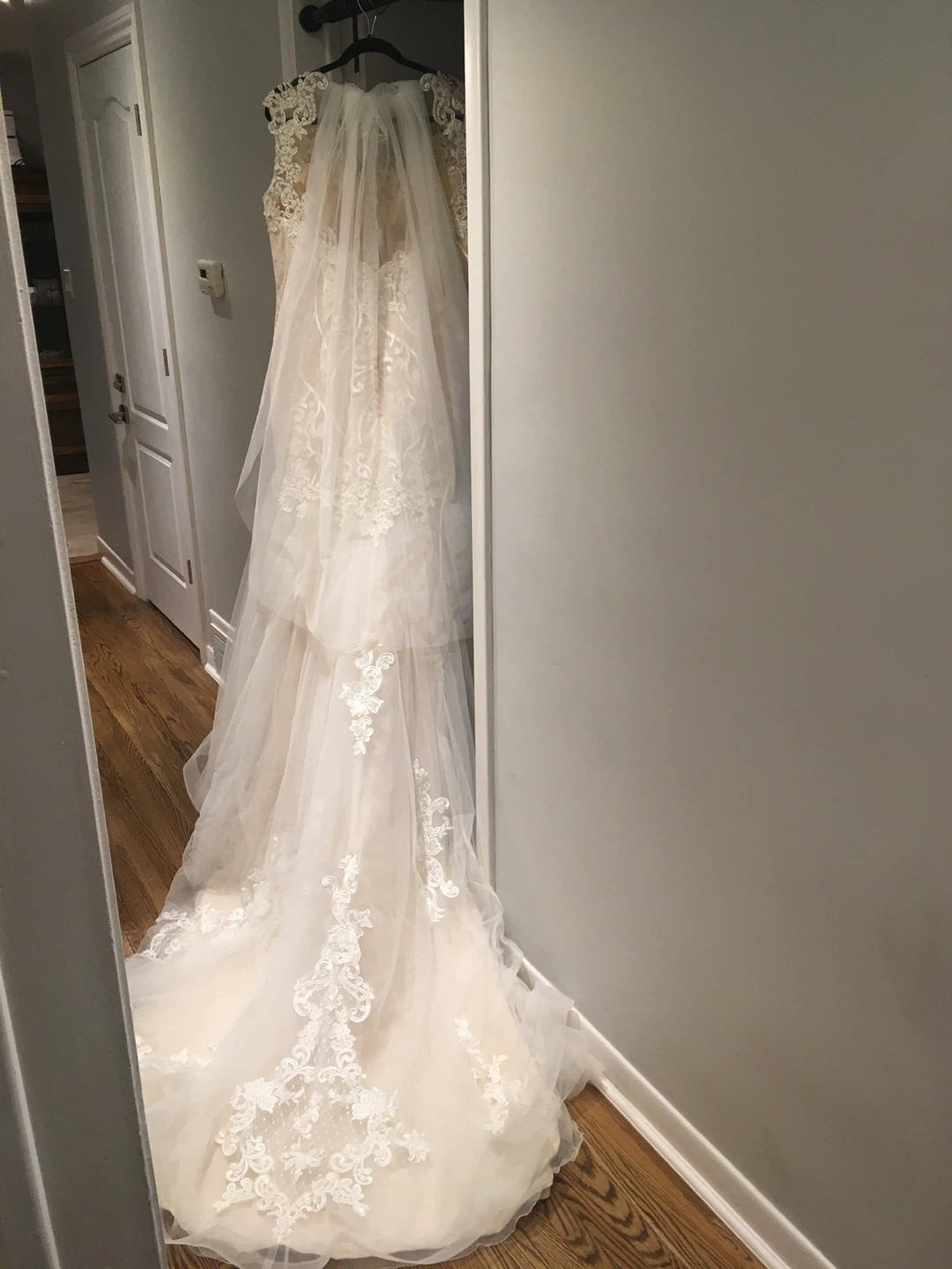 Wedding Dress Mermaid Lace Appliqués Ivory - photo 5