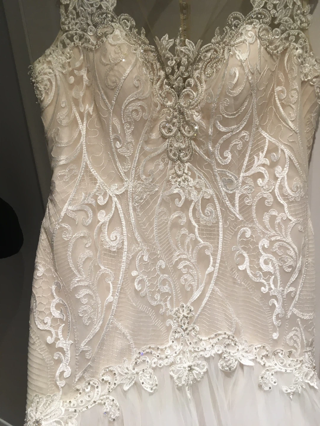 Wedding Dress Mermaid Lace Appliqués Ivory - photo 3