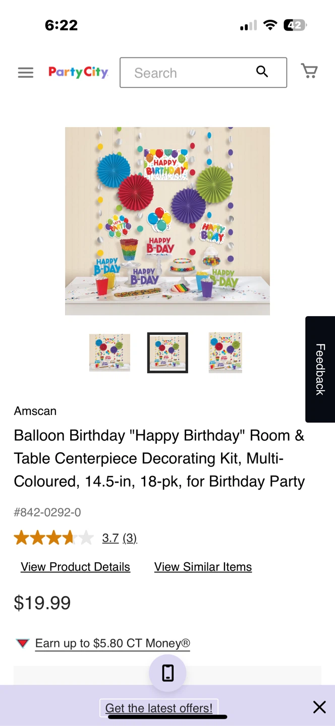 Happy Birthday Room & Table Decorating Kit, 18-pc - photo 3
