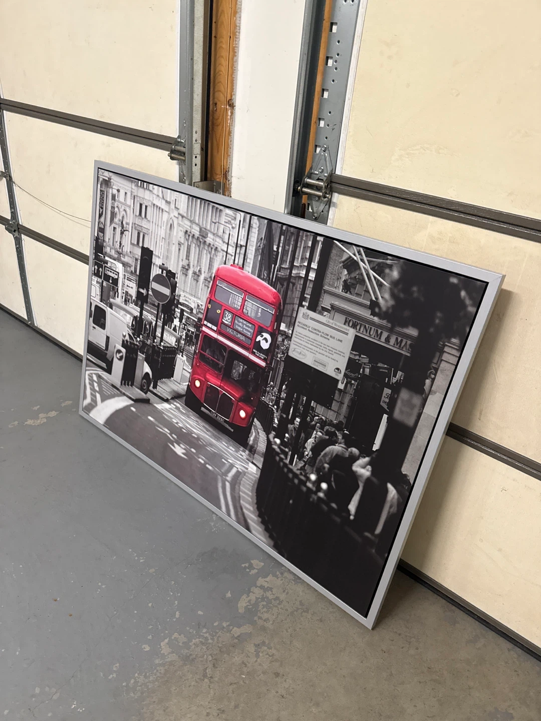 Framed London Double Decker Bus Wall Art - photo 3