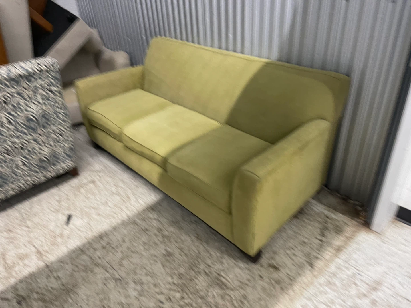 Lime Green Sofa