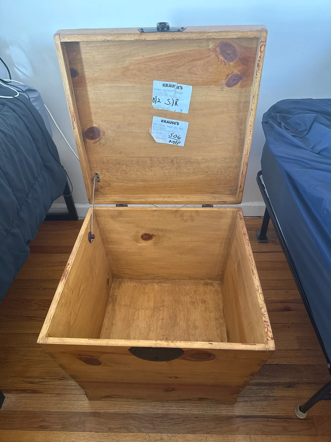 Wooden Storage Chest Trunk