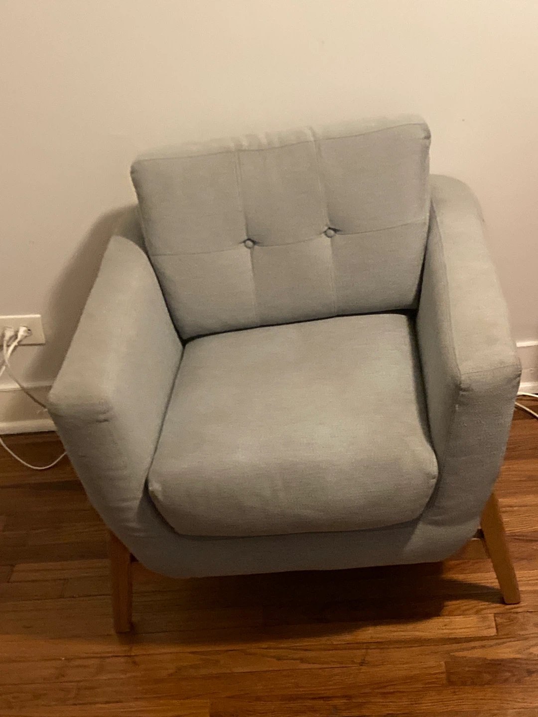 Light Blue Armchair - photo 2