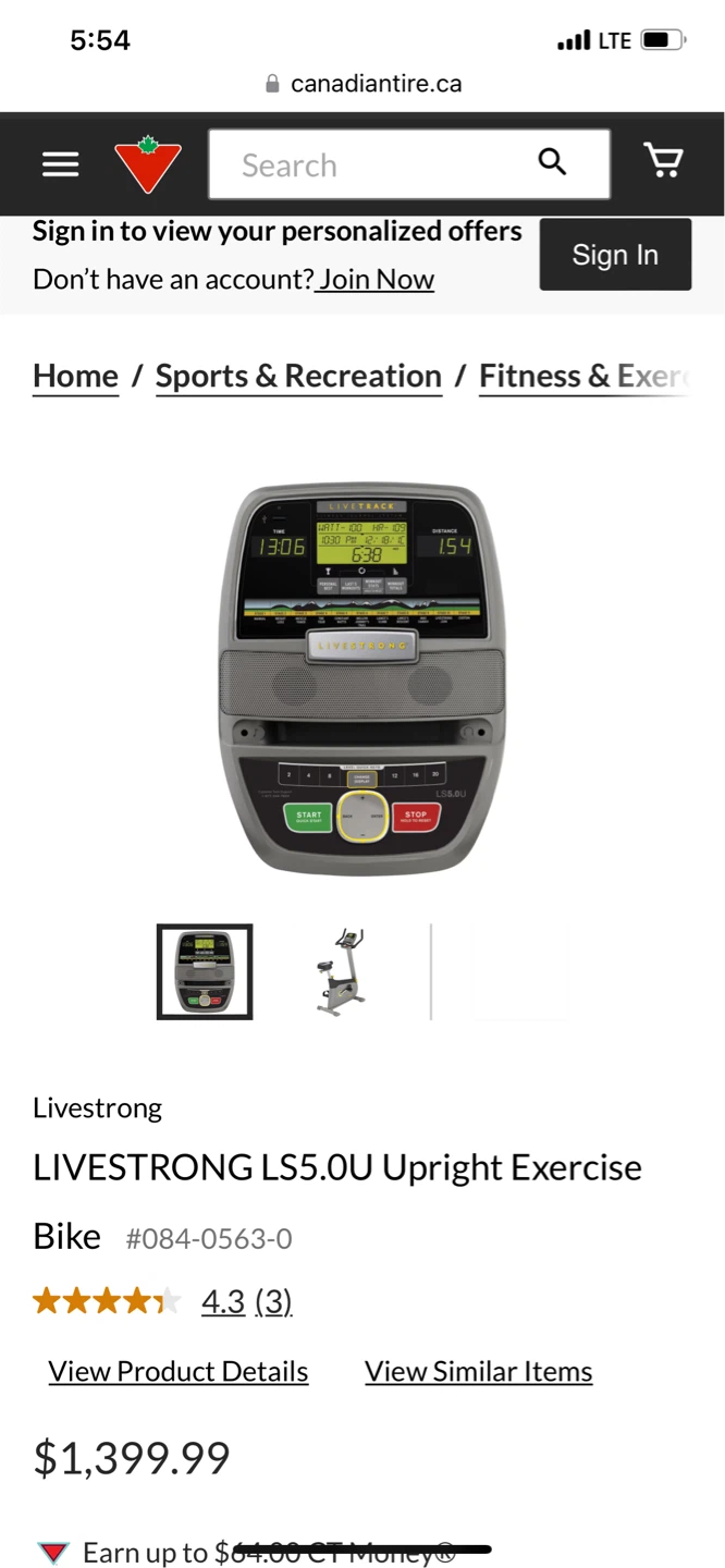 Livestrong LS5.0U Exercise Bike, high quality, upright bicycle - photo 3