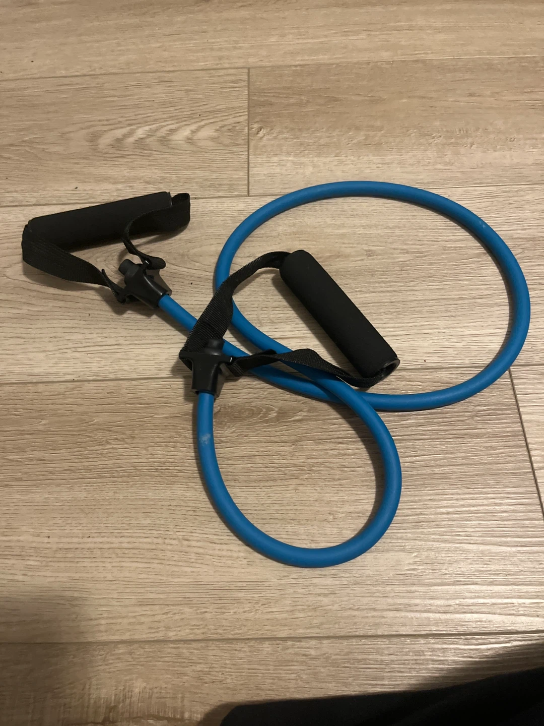 Blue Resistance Band with Handles