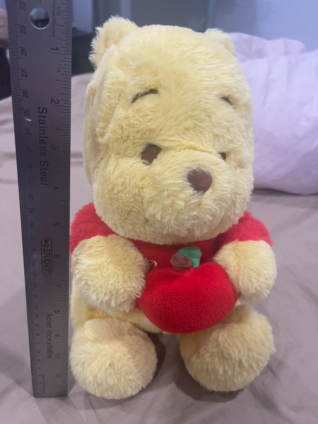Winnie the Pooh Plush with Apple - photo 2
