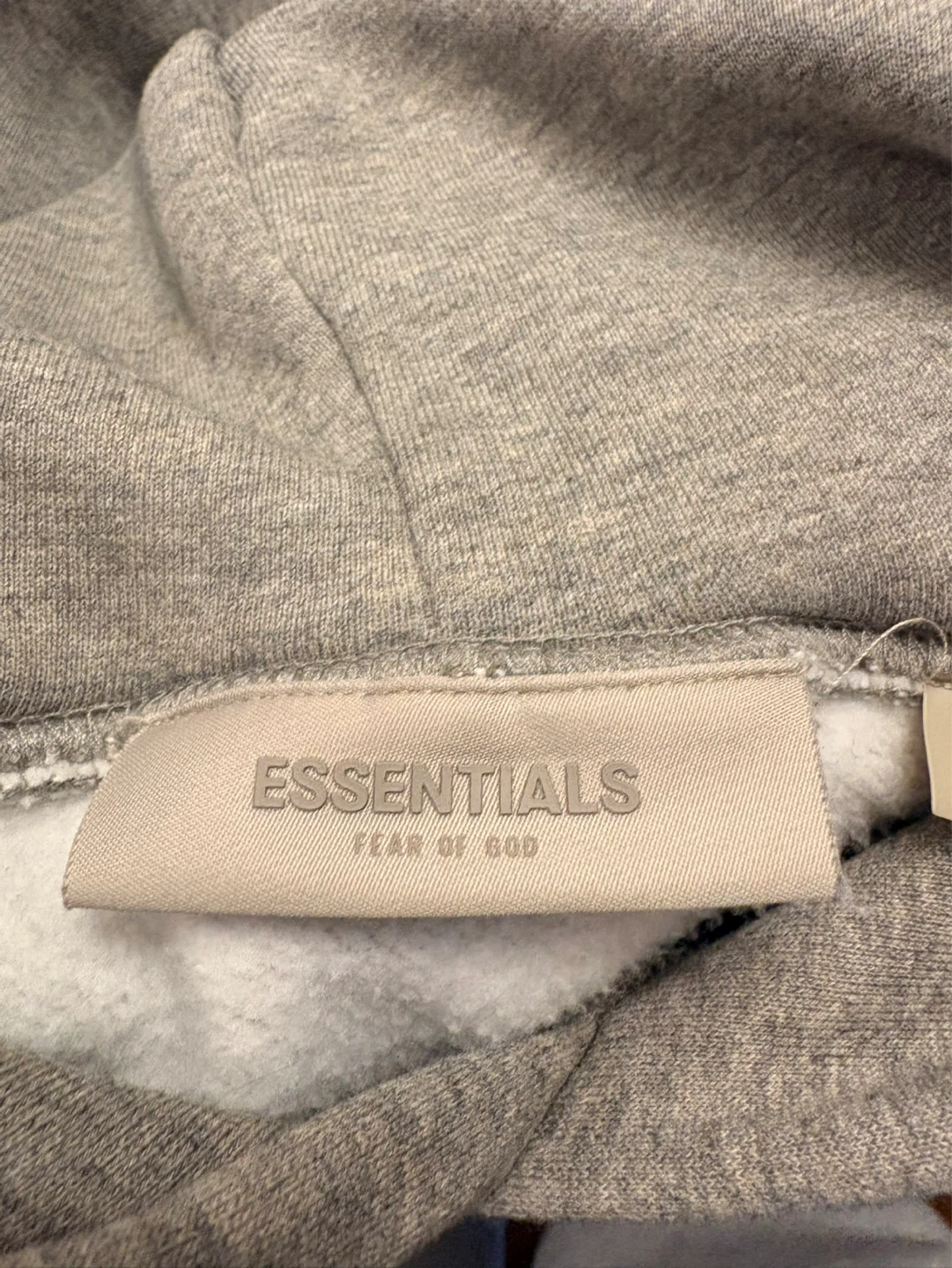 ESSENTIALS Fear of God Grey Hoodie - photo 5