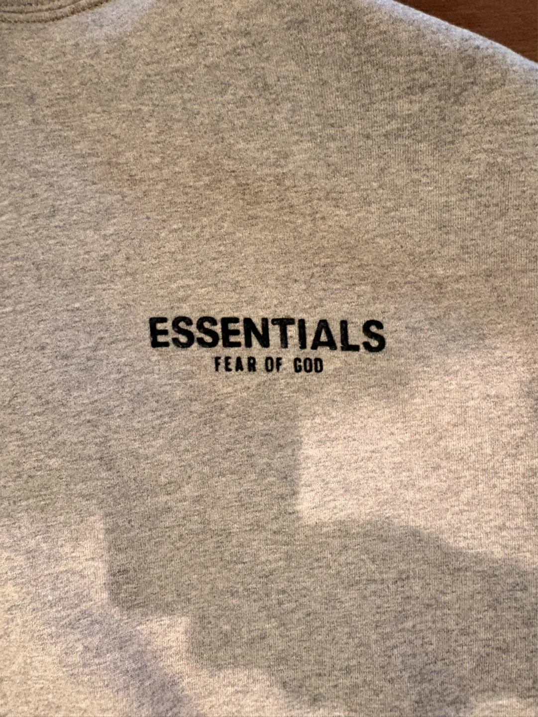 ESSENTIALS Fear of God Grey Hoodie - photo 3