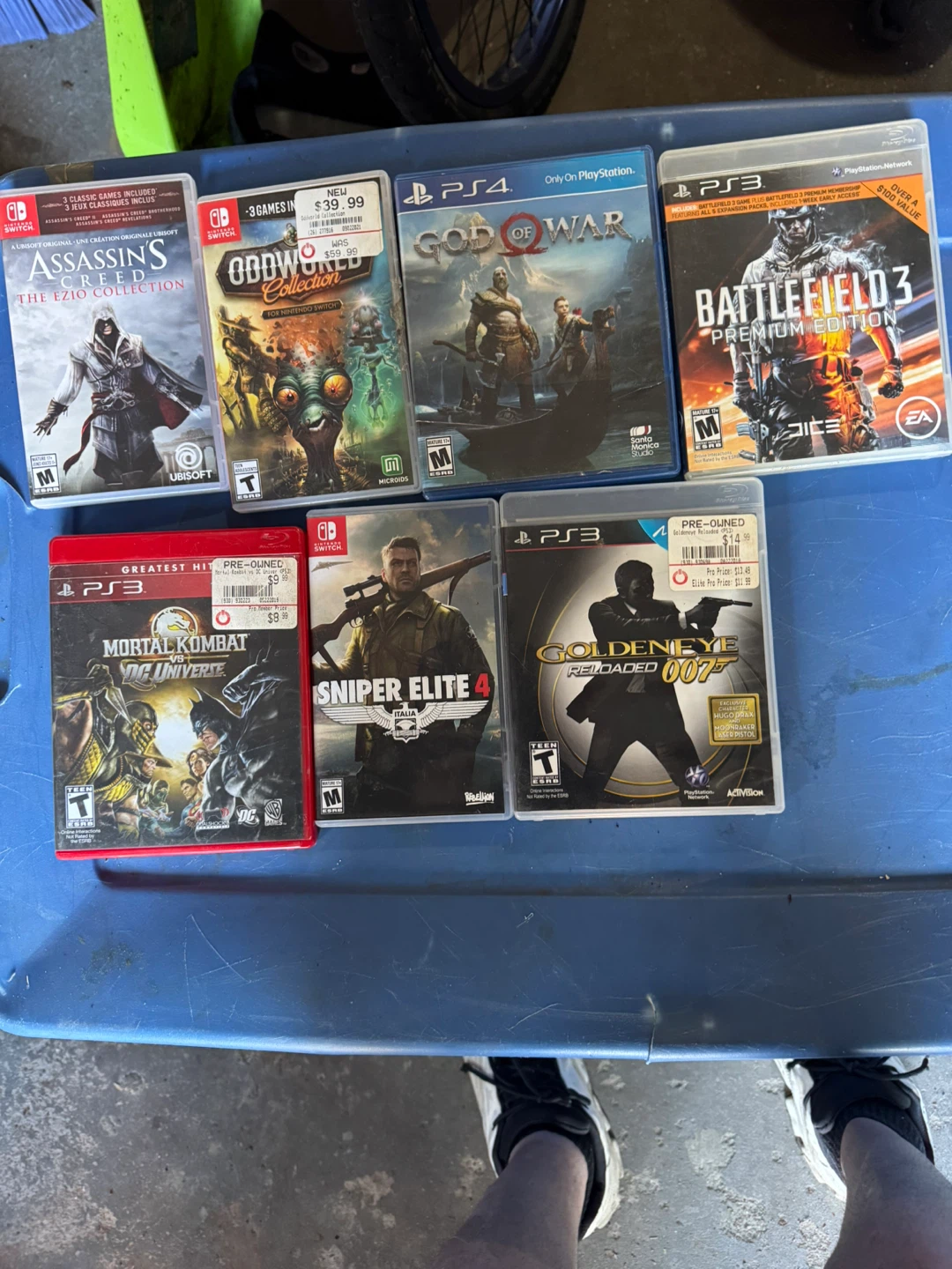 Assorted Video Games Lot (PS3, PS4, Switch)