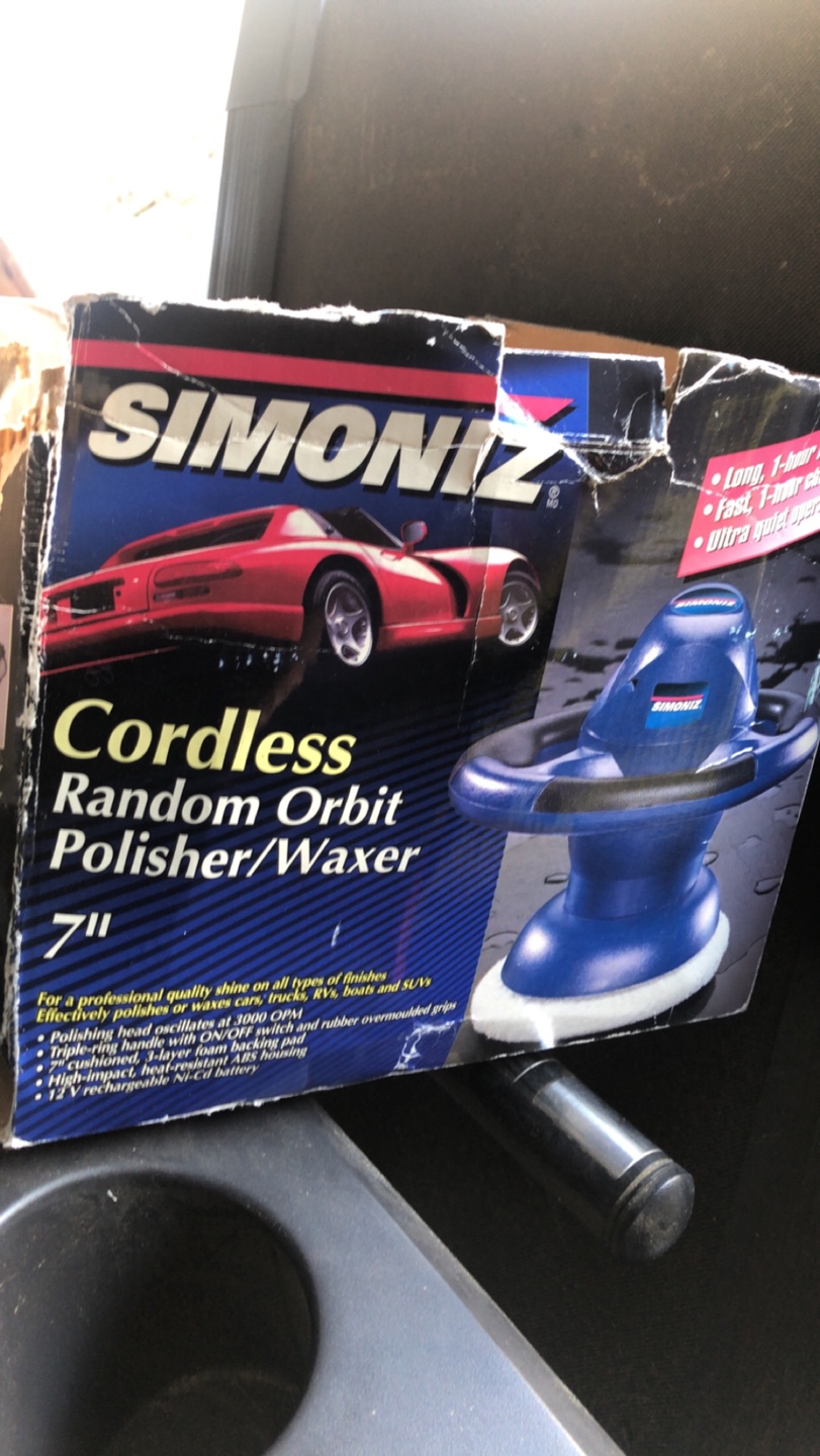 Simoniz Cordless Random Orbital Polisher/Waxer 7"