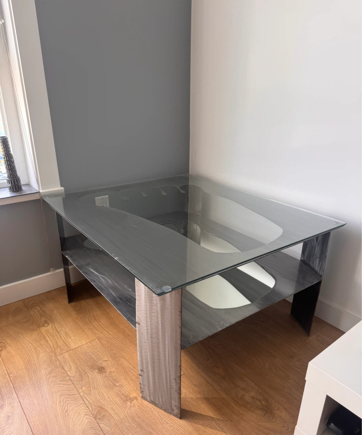 Glass Top Coffee Table with Foot Design - photo 3