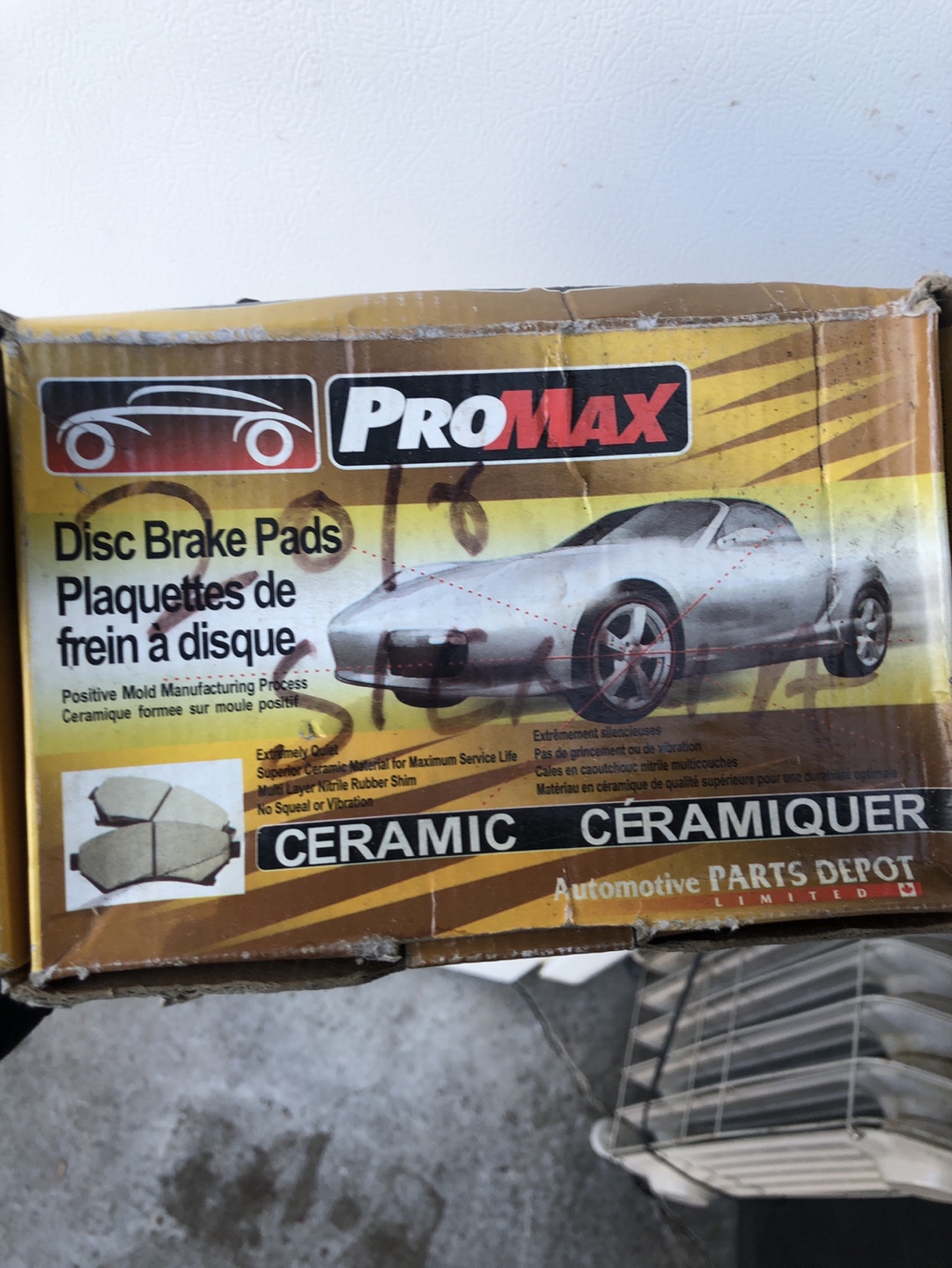 PROMAX Ceramic Disc Brake Pads 10-906 for Lexus-Toyota - photo 2