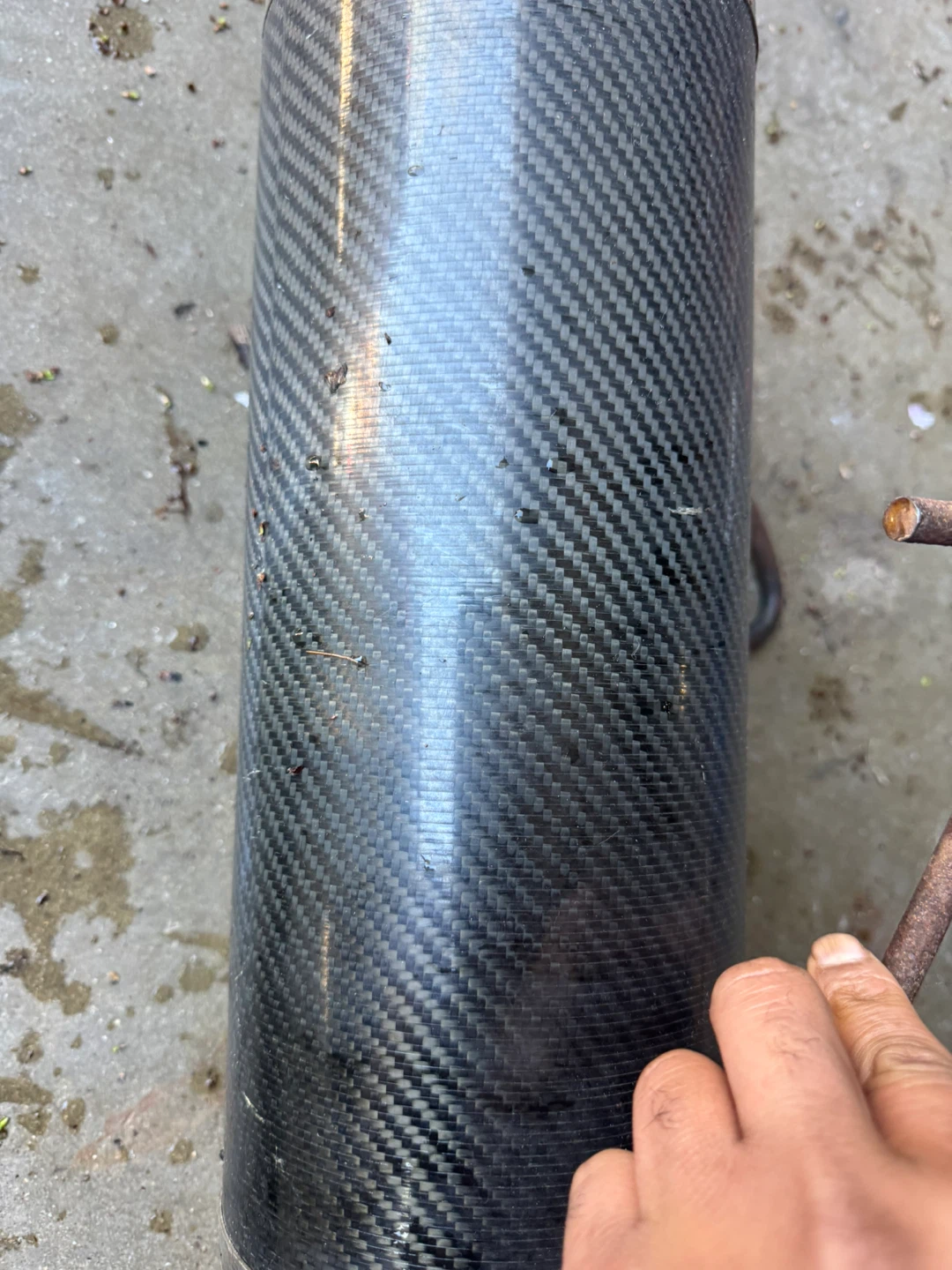 Carbon Fiber Exhaust Muffler - photo 3