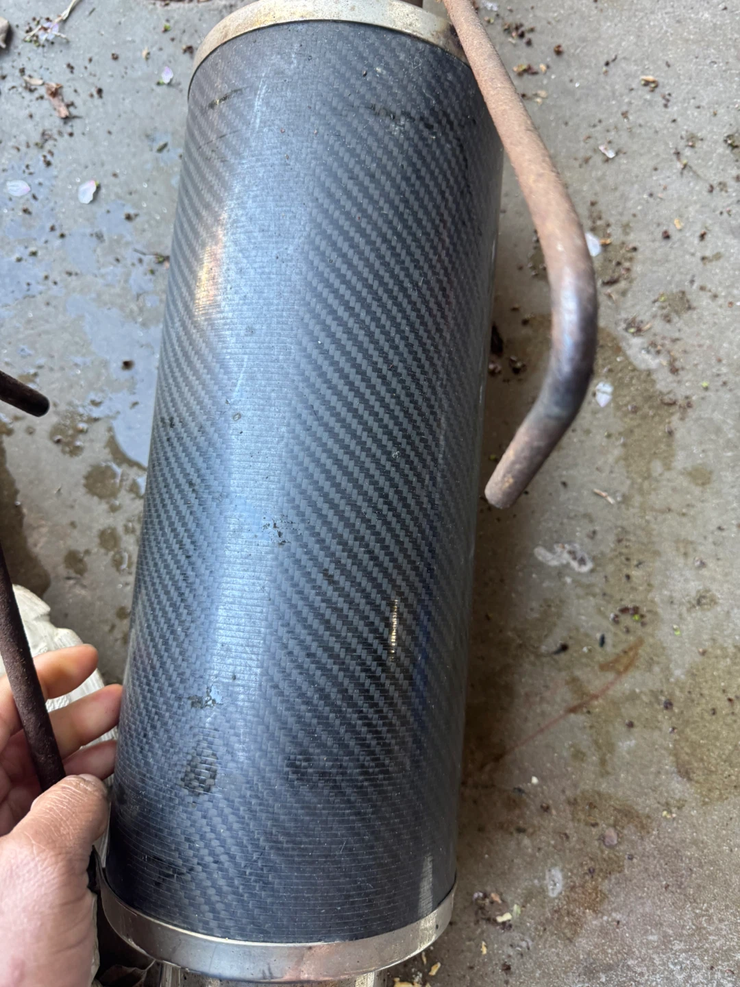 Carbon Fiber Exhaust Muffler - photo 2