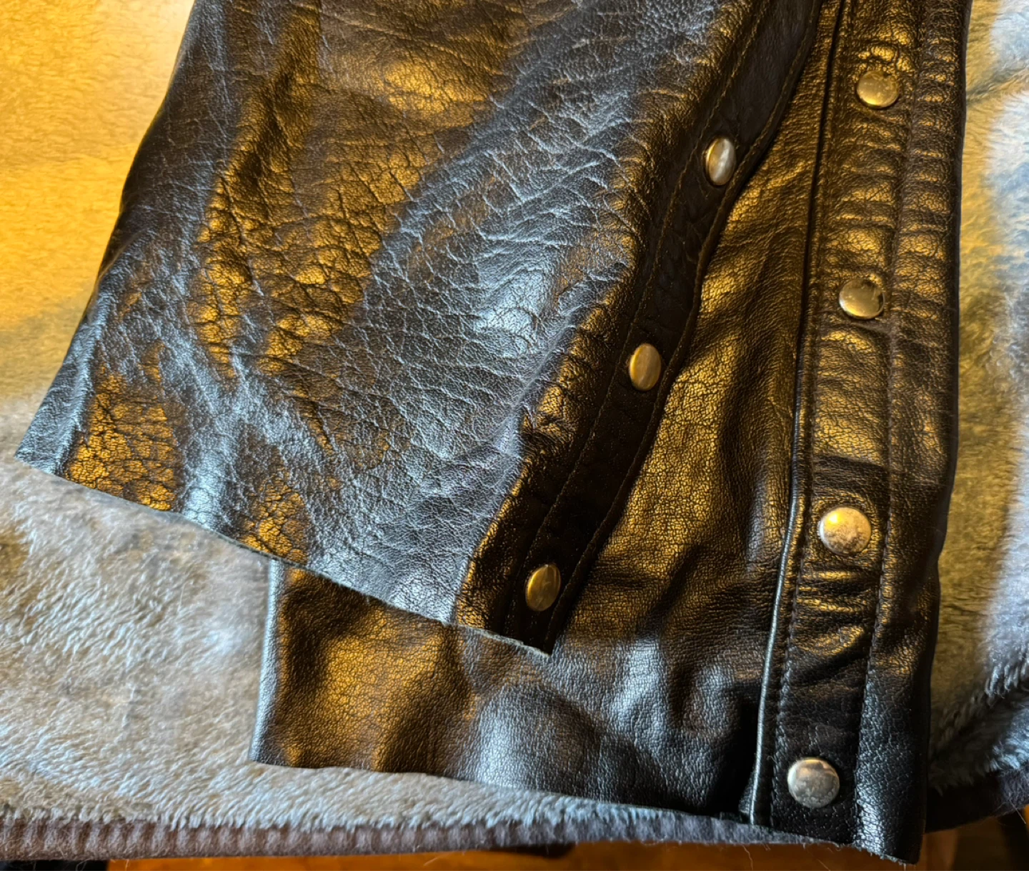 First Classic Leather Gear Chaps - Size XL motorcycle - photo 5