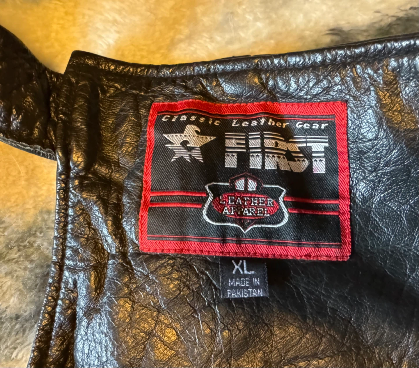 First Classic Leather Gear Chaps - Size XL motorcycle - photo 3