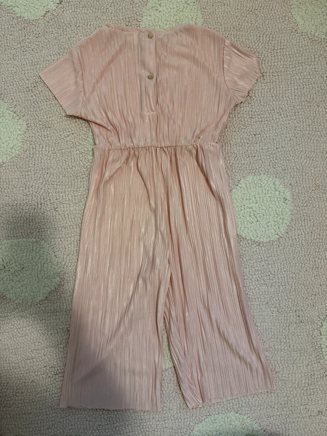 Zara Pink Pleated Jumpsuit - Size 3-4 Years - photo 2