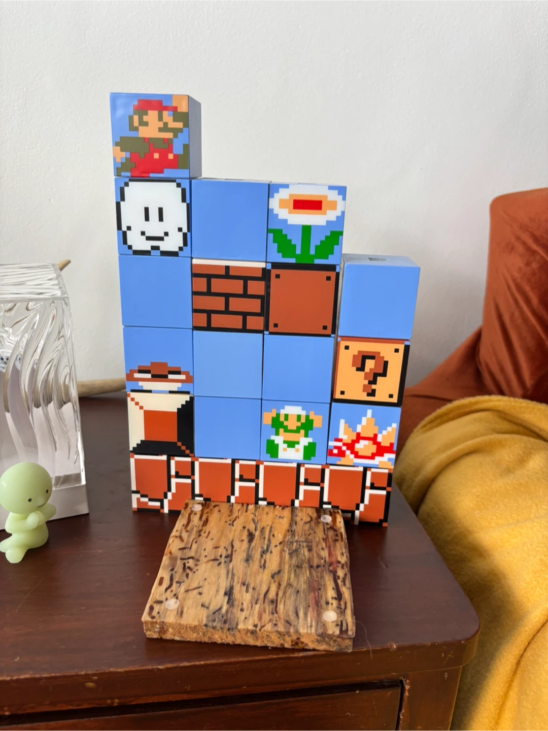 Super Mario Bros. Pixel Art Light Up Blocks