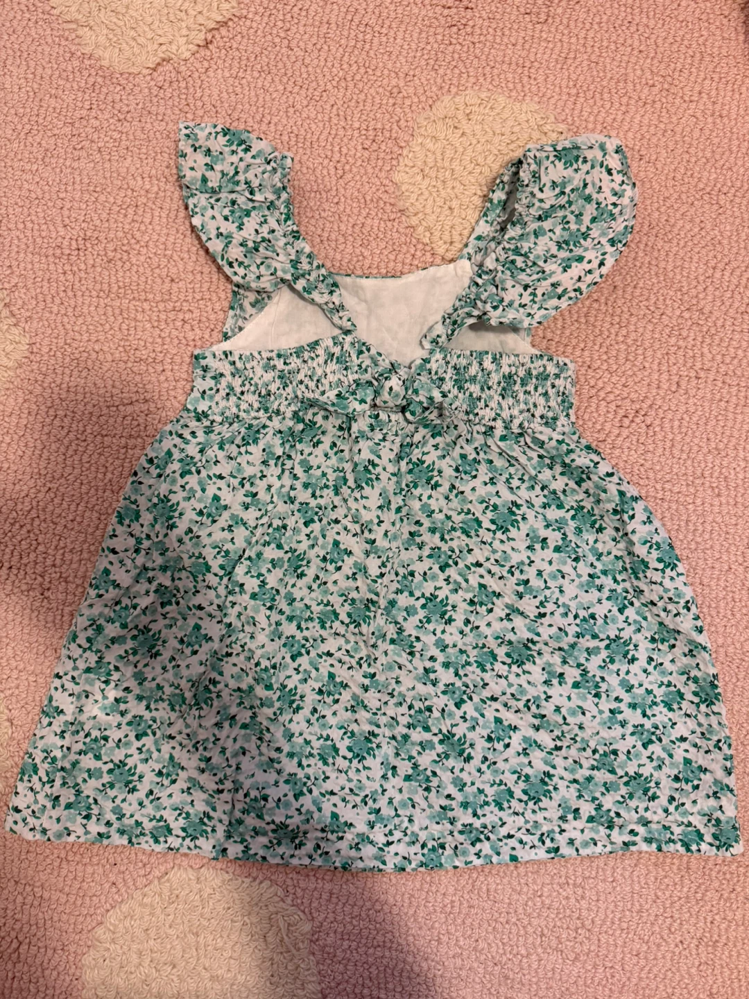 Zara Floral Smocked Dress Size 3-4 Years - photo 2