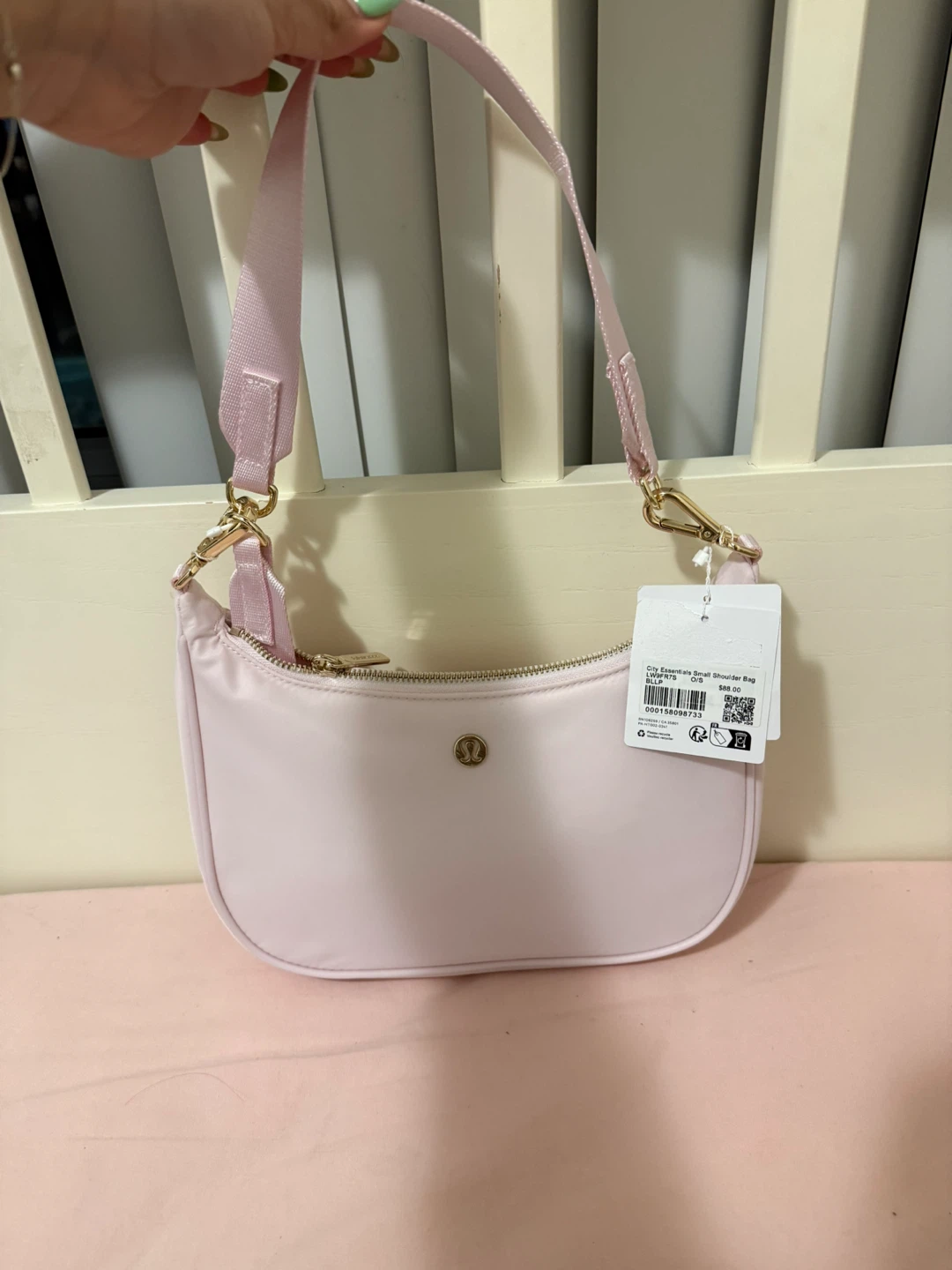 Lululemon City Essentials Small Shoulder Bag - Light Pink