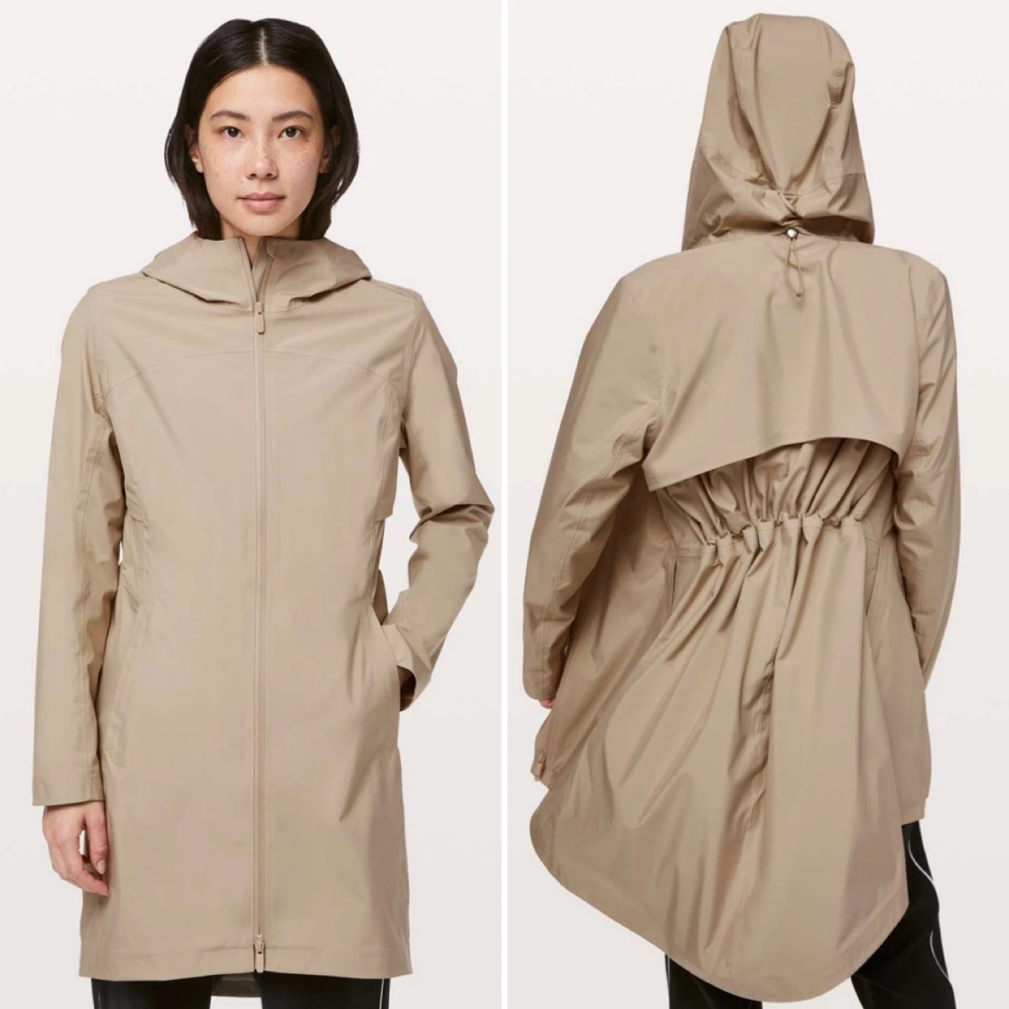 Lululemon Rain Rebel Jacket in Sandlot