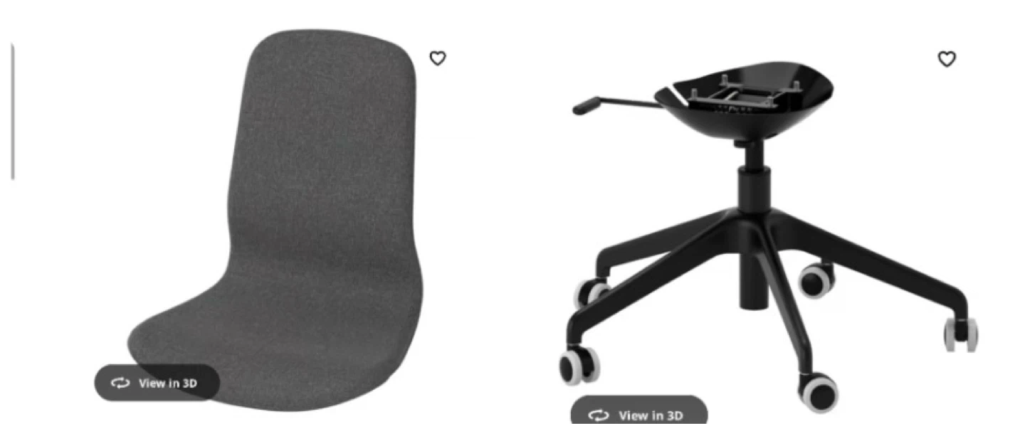 IKEA Desk and Chair - photo 2
