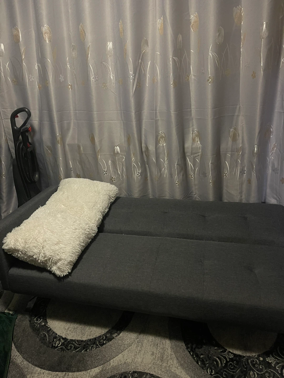 Grey Sofa Bed with a Built-in USB outlet - photo 4