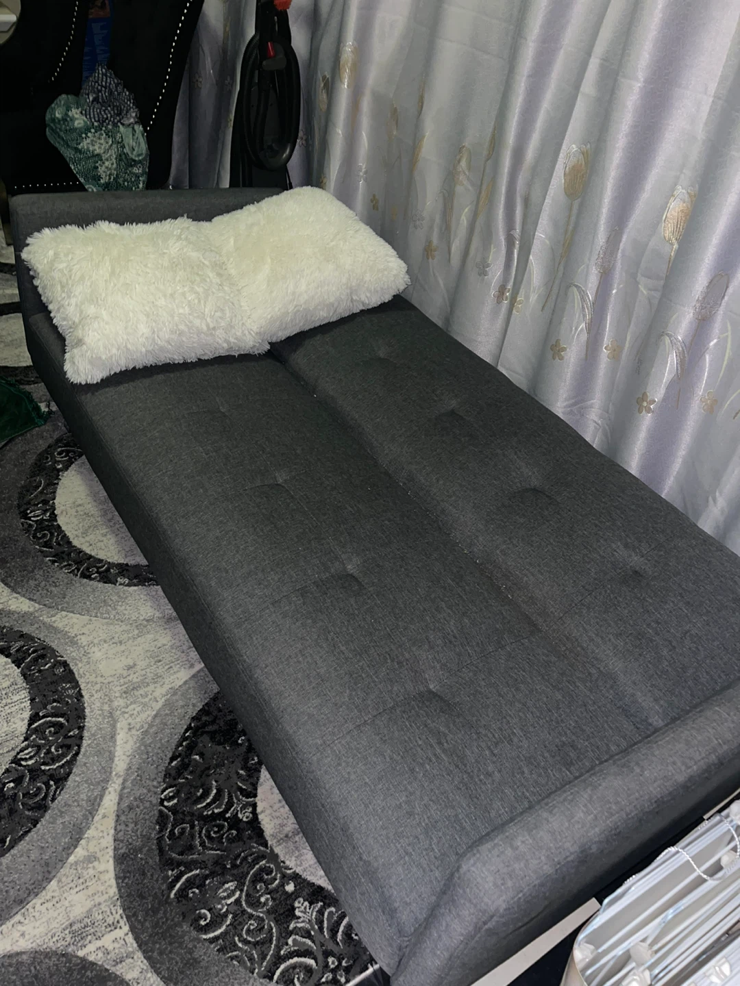 Grey Sofa Bed with a Built-in USB outlet - photo 3