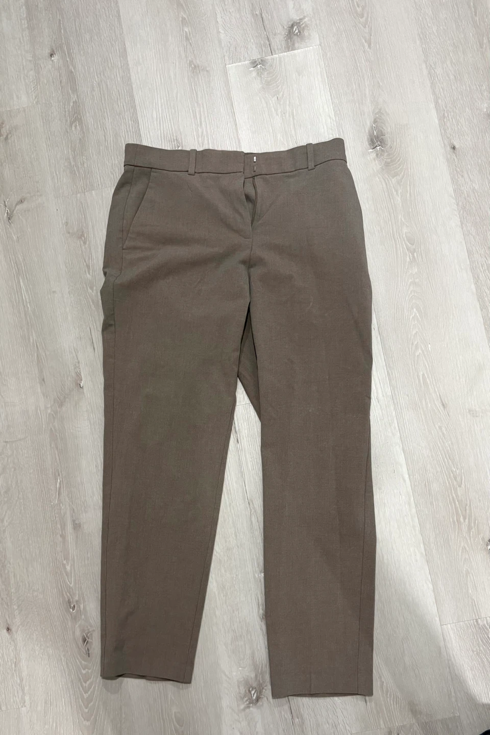 H&M Women's Brown Cropped Trousers Size US 8