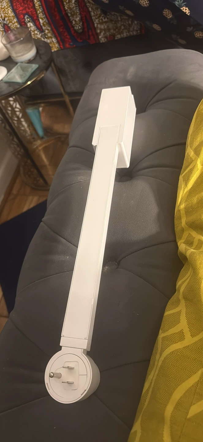 White Multi-Outlet Power Strip Extender - photo 2