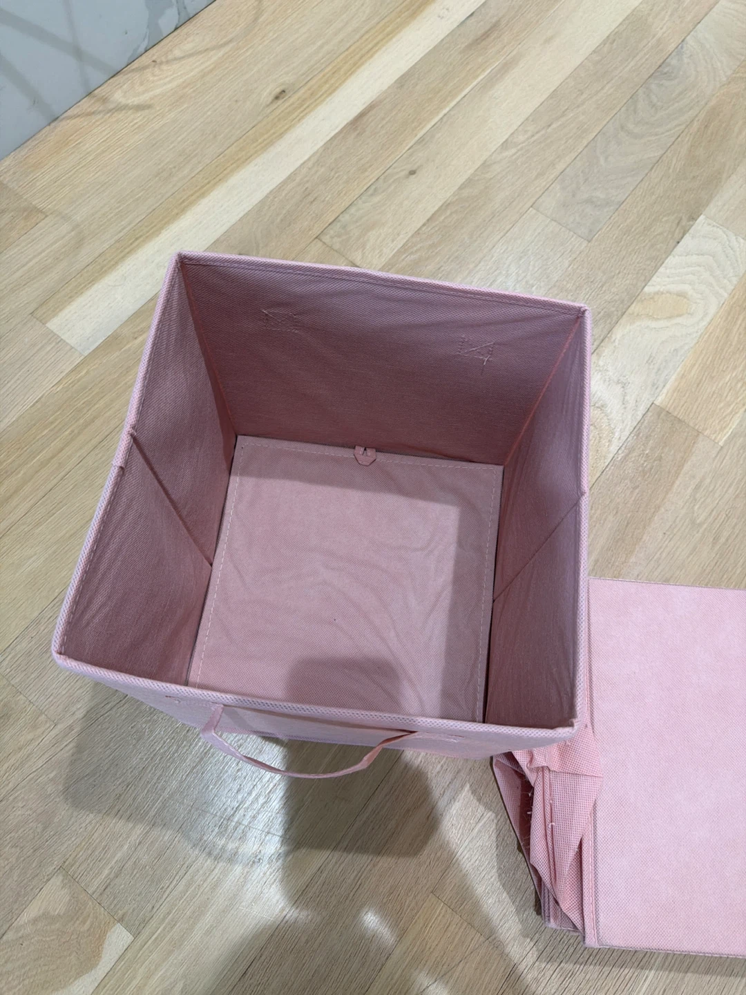 Pink Fabric Storage Cubes (Set of 6) - photo 2