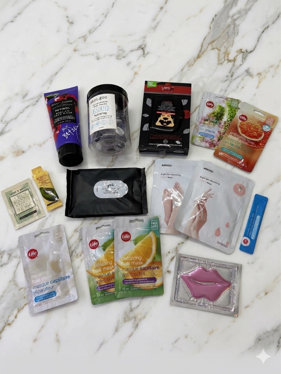 Self Care Skincare and Hair Mask Bundle 15pc Burts Bees