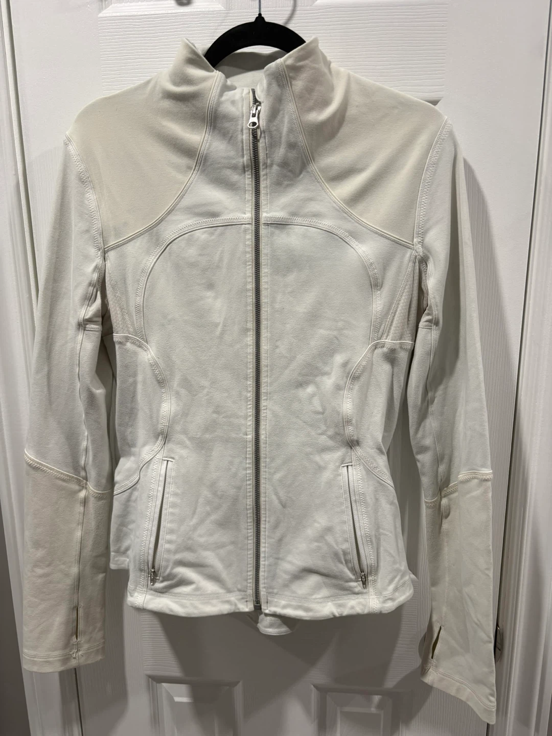 Lululemon White Full Zip Jacket