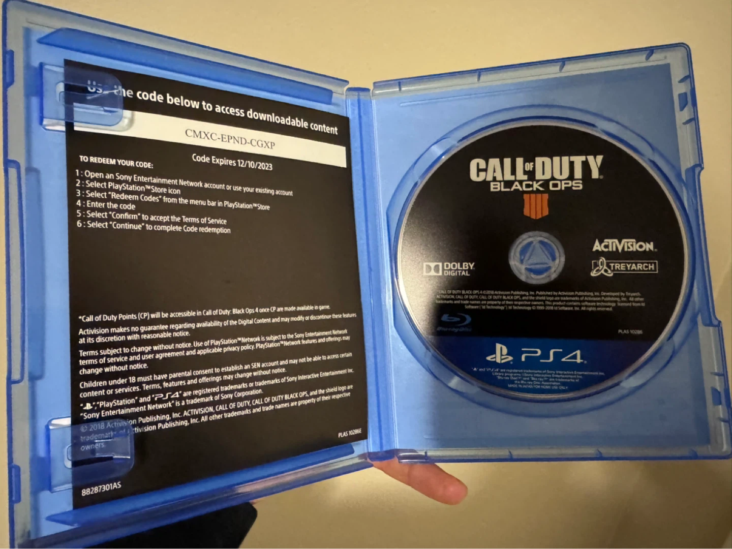 PS4 Call of Duty Black Ops 4 – Complete (Disc + Case) - photo 3