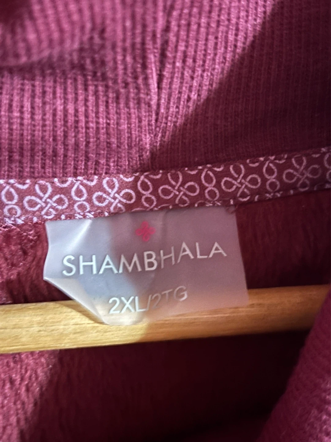 Shambhala Women's Burgundy Cowl Neck Sweater 2XL - photo 4