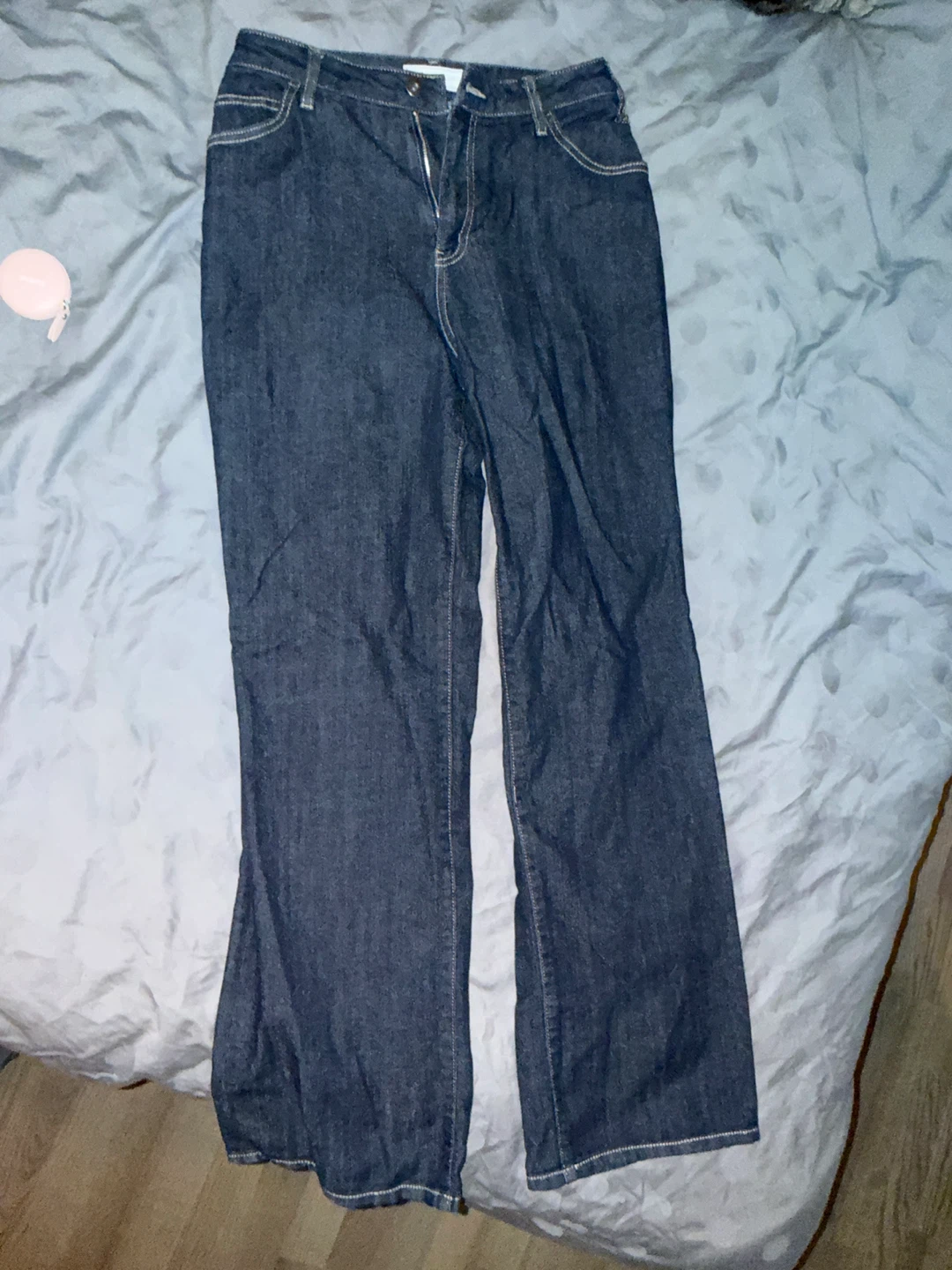 Japan High Quality Rope Picnic Dark Wash Flare Jeans - Women's