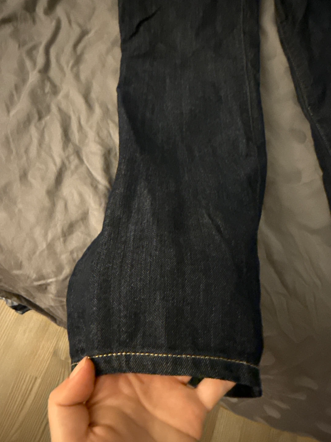 Japan High Quality Rope Picnic Dark Wash Flare Jeans - Women's - photo 2