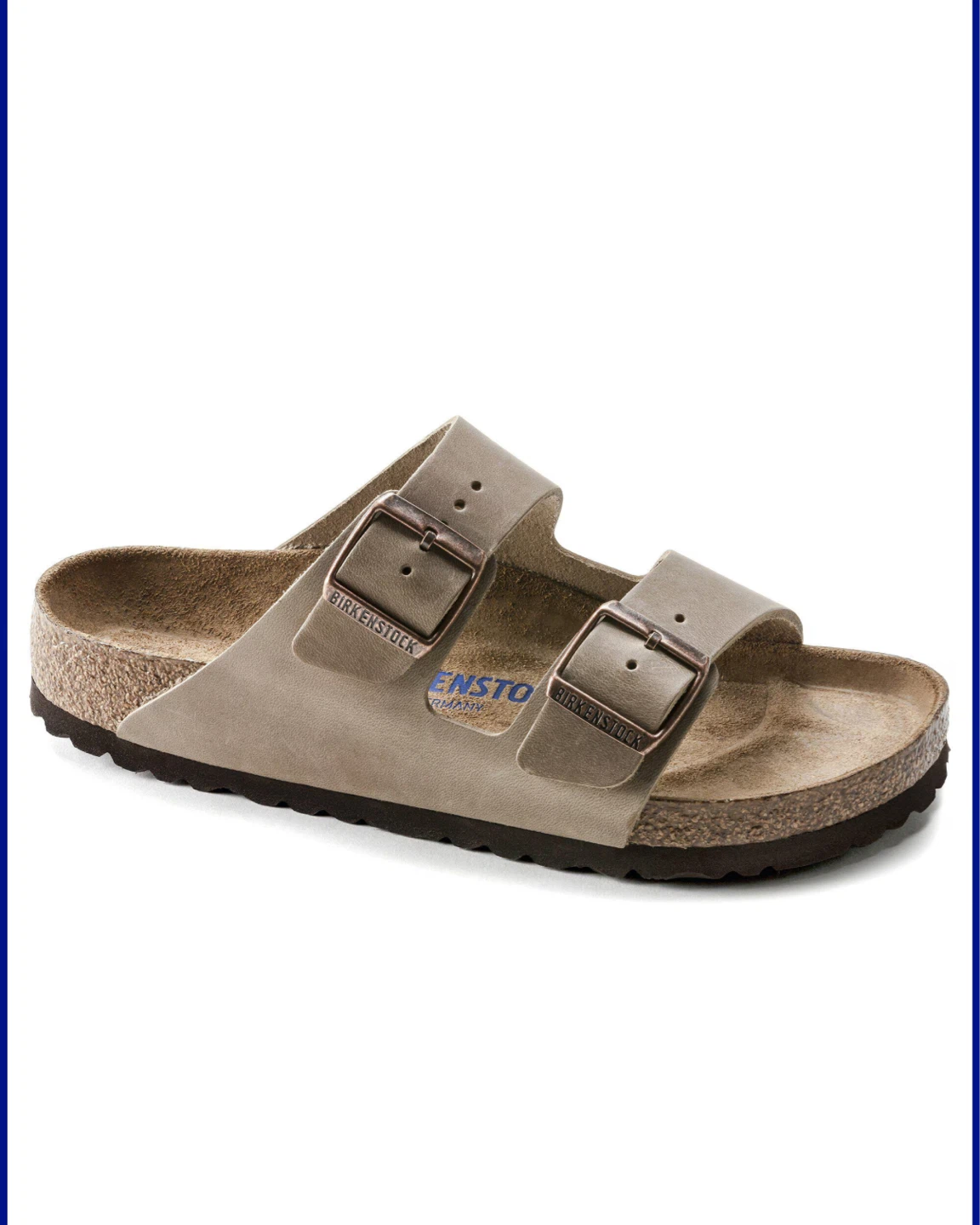 Birkenstock Arizona Soft Footbed Oiled Leather Tobacco Brown