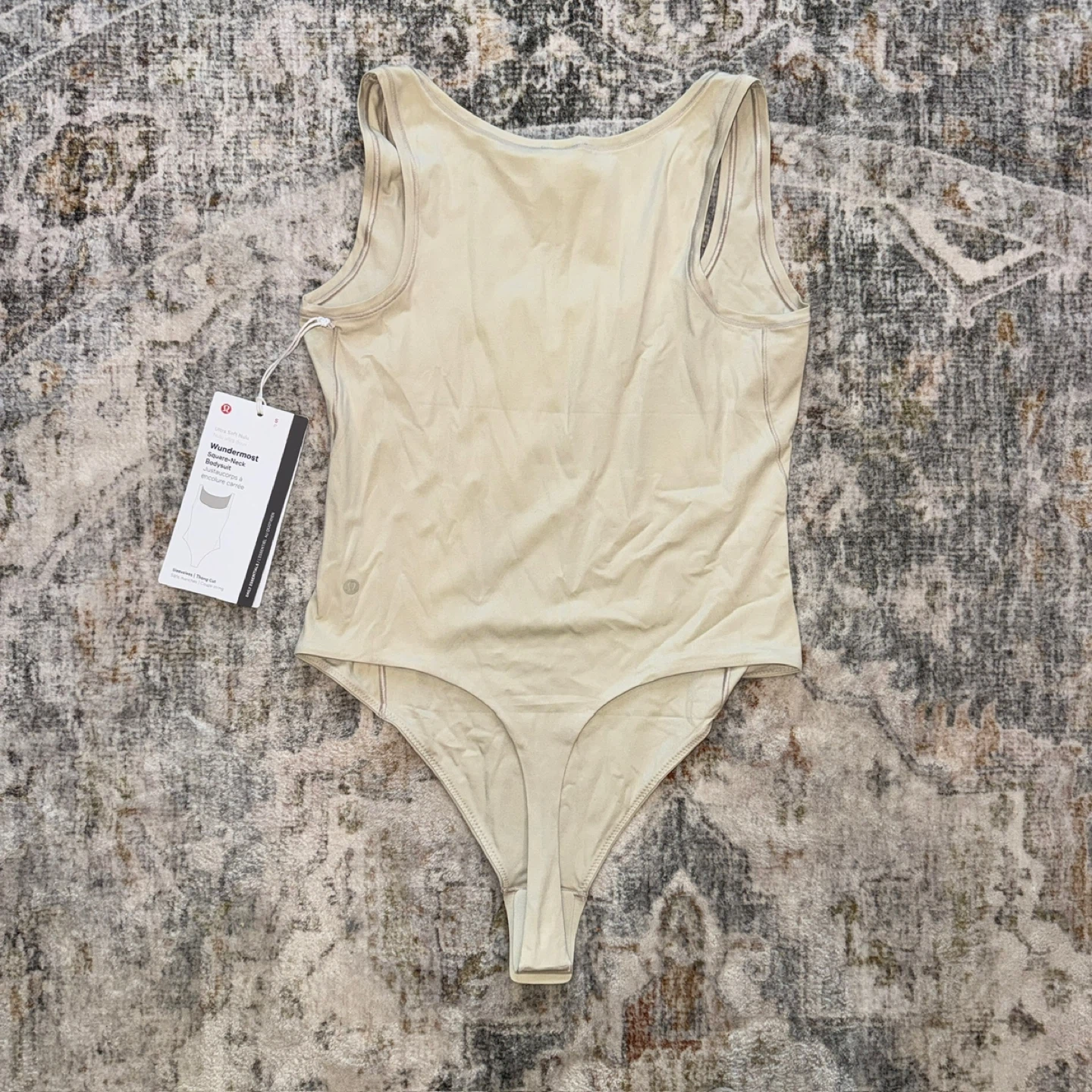 NWT | Lululemon Wundermost Nulu Square-Neck Sleeveless Bodysuit - photo 3