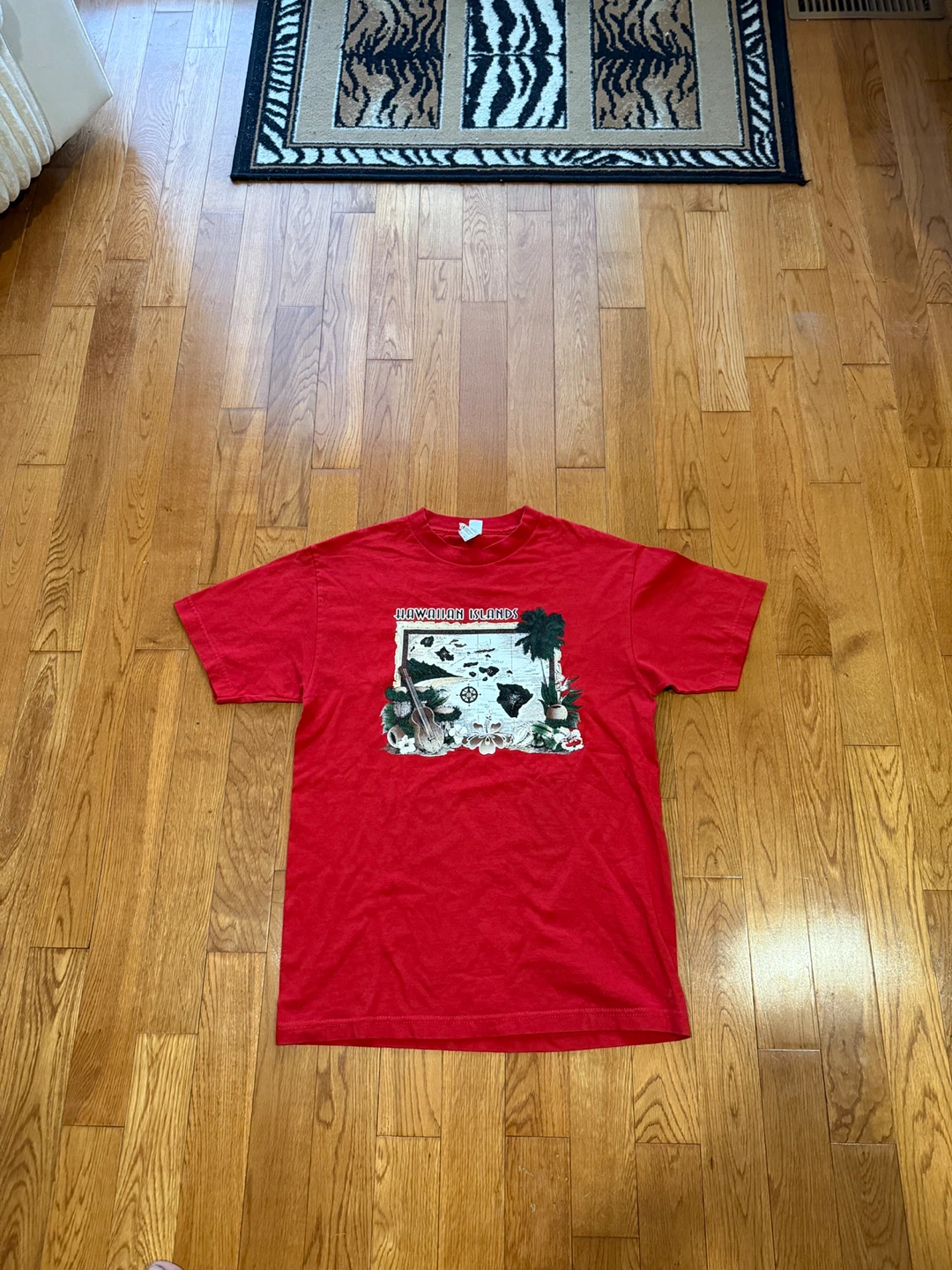 Red A.L. Style Hawaii T-Shirt