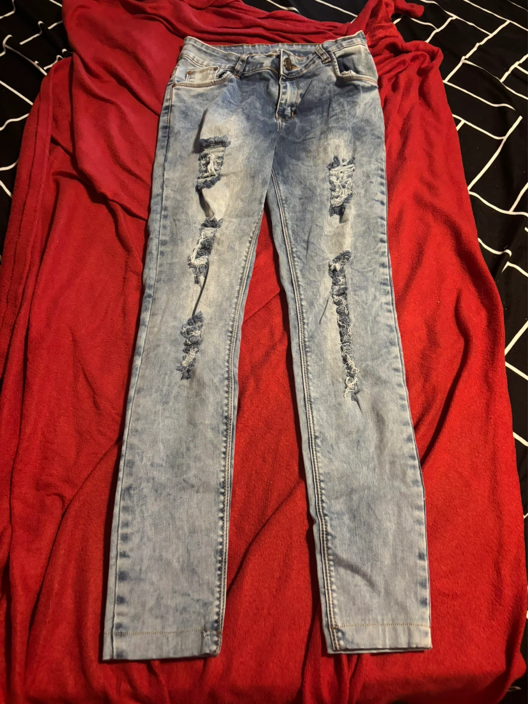 Fatal Distressed Light Wash Jeans